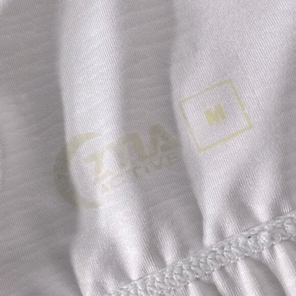 Zyia White Racerback Sports Bra M - Picture 7 of 14